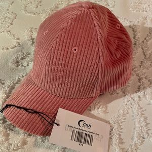 Zyia Active Dusty Rose Corduroy Baseball Cap